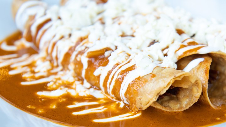 Flautas de carne en Airfryer