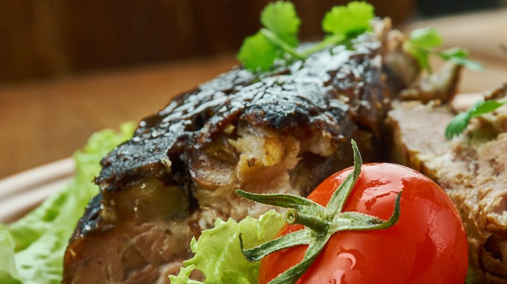 Lomo de cerdo al estilo cubano con mojo