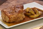 Lomo de cerdo al romero con puré de manzana