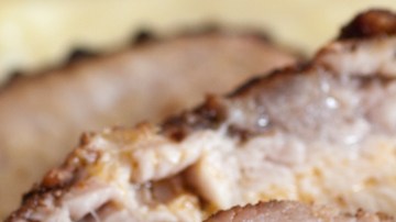 Lomo de cerdo con glaseado de balsámico