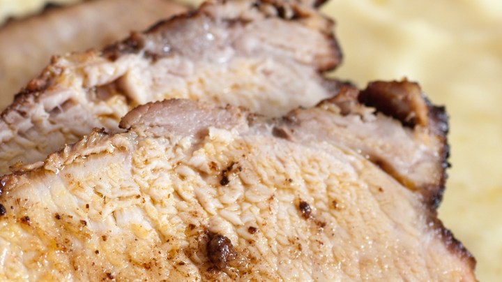 Lomo de cerdo con glaseado de balsámico