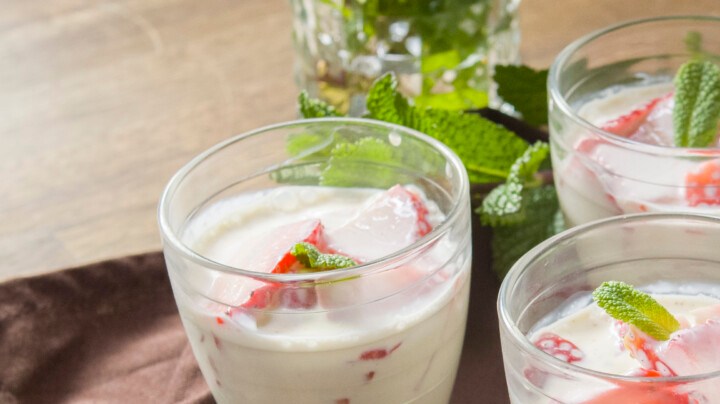Fresas con crema
