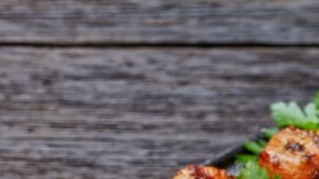 Pinchos de pollo en airfryer