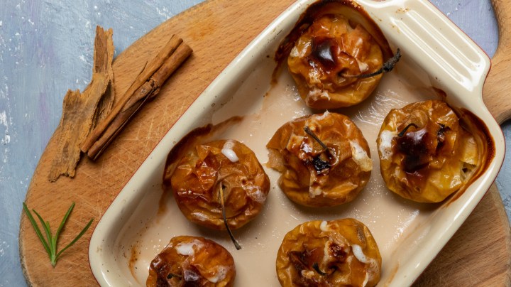 manzanas asadas en airfryer