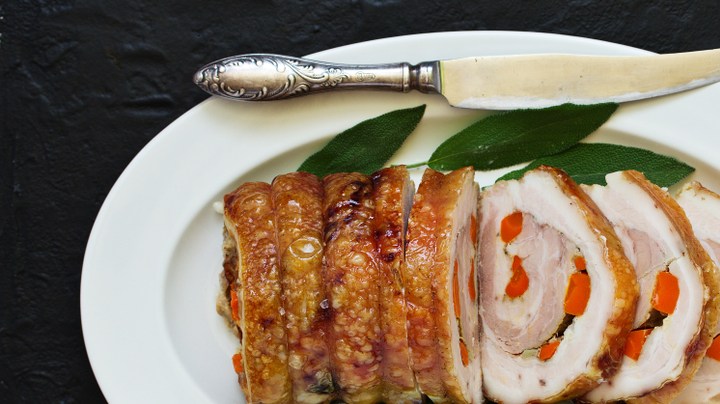 Lomo de cerdo mechado