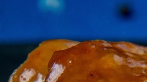 Lomo de cerdo relleno de hongos silvestres