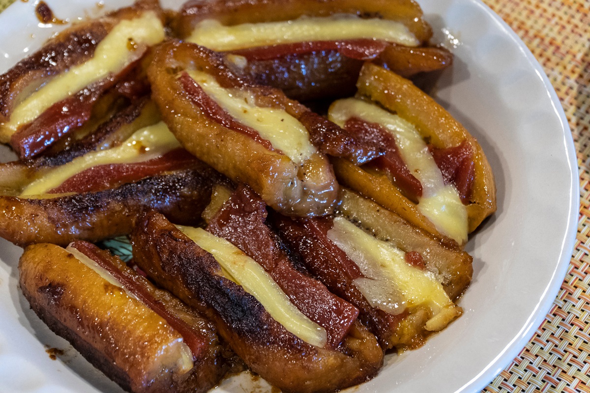 Disfruta este plátano maduro en airfryer