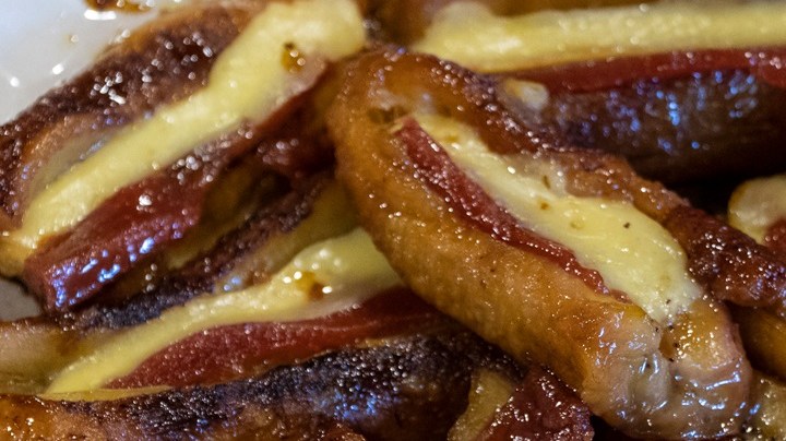 plátano maduro en airfryer