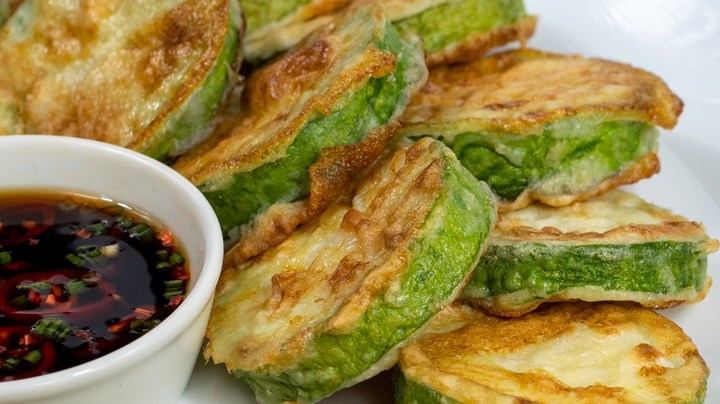 Calabacines rebozados en Airfryer