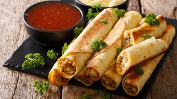 Taquitos de pollo en Airfryer