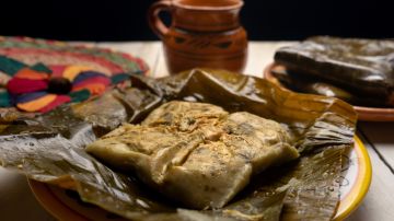 Tamales de espinacas y queso