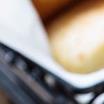 fettuccine con gambas en salsa blanca