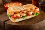 sandwich de camarones