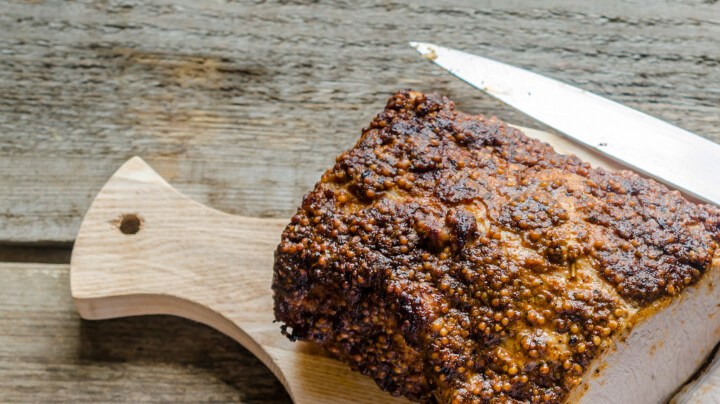 Lomo de cerdo con chile ancho