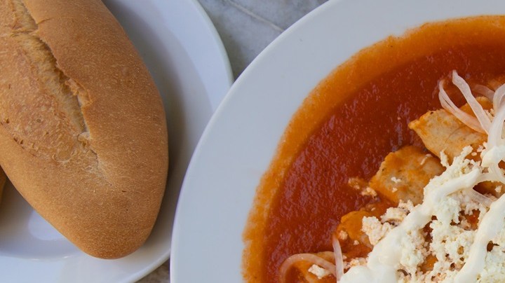 enchiladas rojas