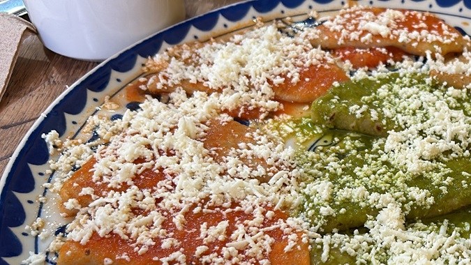 enchiladas huastecas