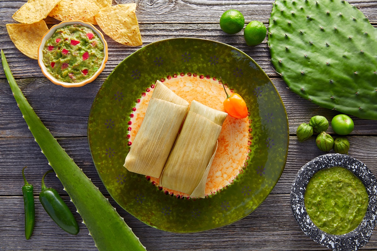 tamales de nopales