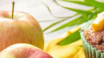 muffins de pure de manzana