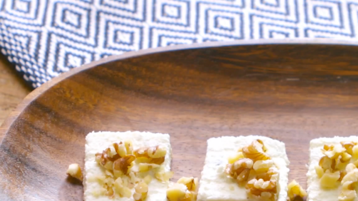 Mousse de Roquefort y nueces