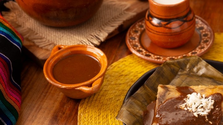 Tamales de mole