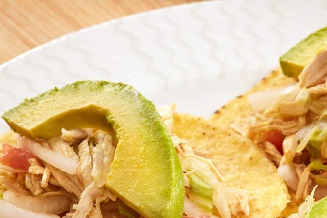 Tostadas de salpicón de res