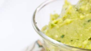 Wrap de pollo con guacamole