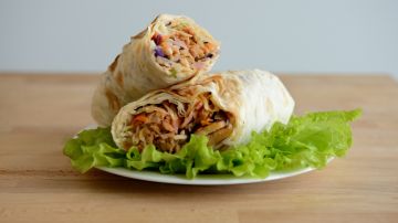 Wrap de pulled chicken