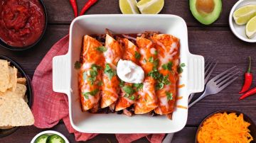 Enchiladas de rajas