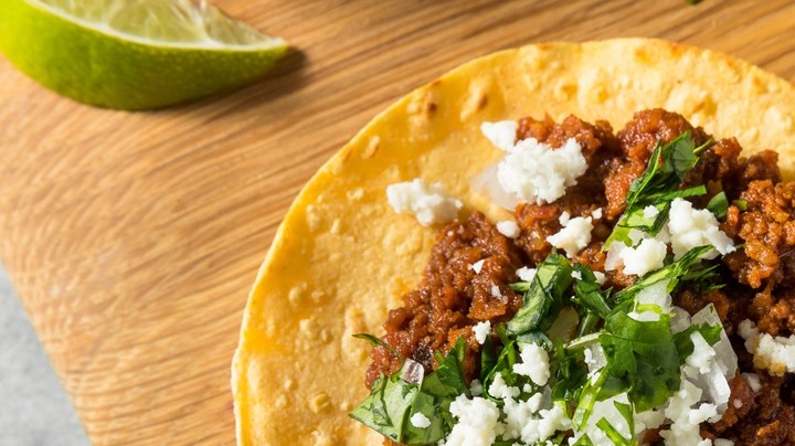 tostadas de picadillo