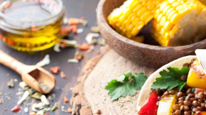 Wrap de lentejas y aguacate