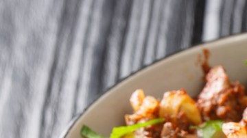 Hígado con cebolla caramelizada