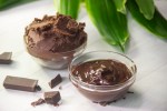 Salsa y betún de chocolate