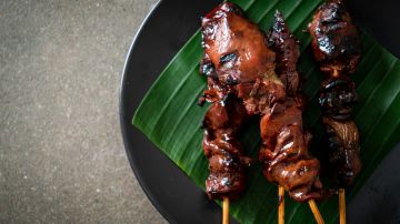 pinchos de hígado de pollo