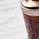 plato de sopa de carne con garbanzos