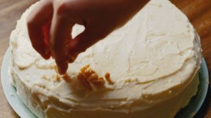 pastel de zanahoria y nueces