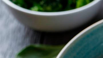 huevos revueltos con espinacas