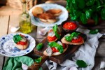 tosta de sardinas con pimientos