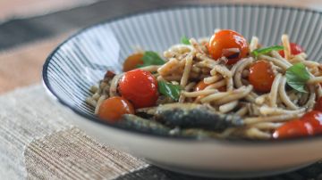 Pastas con sardinas