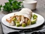 burrito de pollo con guacamole