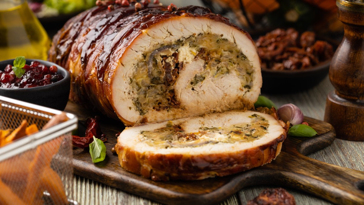 Receta de pavo relleno con foie gras