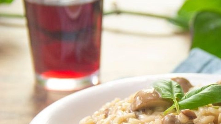 risotto de champiñones