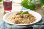 risotto de champiñones