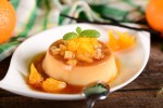 Flan de naranja