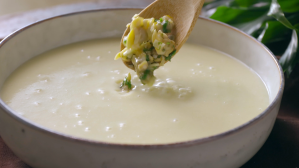 Vichyssoise con berberechos