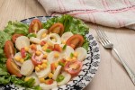 ensalada de palmitos con tomate y maiz