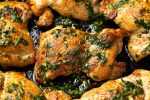 Muslos de pollo al pesto