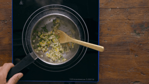 Vichyssoise con berberechos