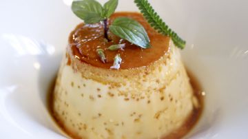 Flan de lavanda