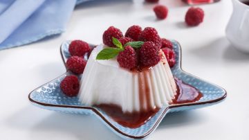 Flan de yogurt