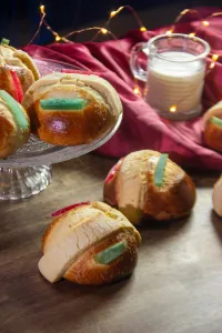 bollos de rosca de reyes